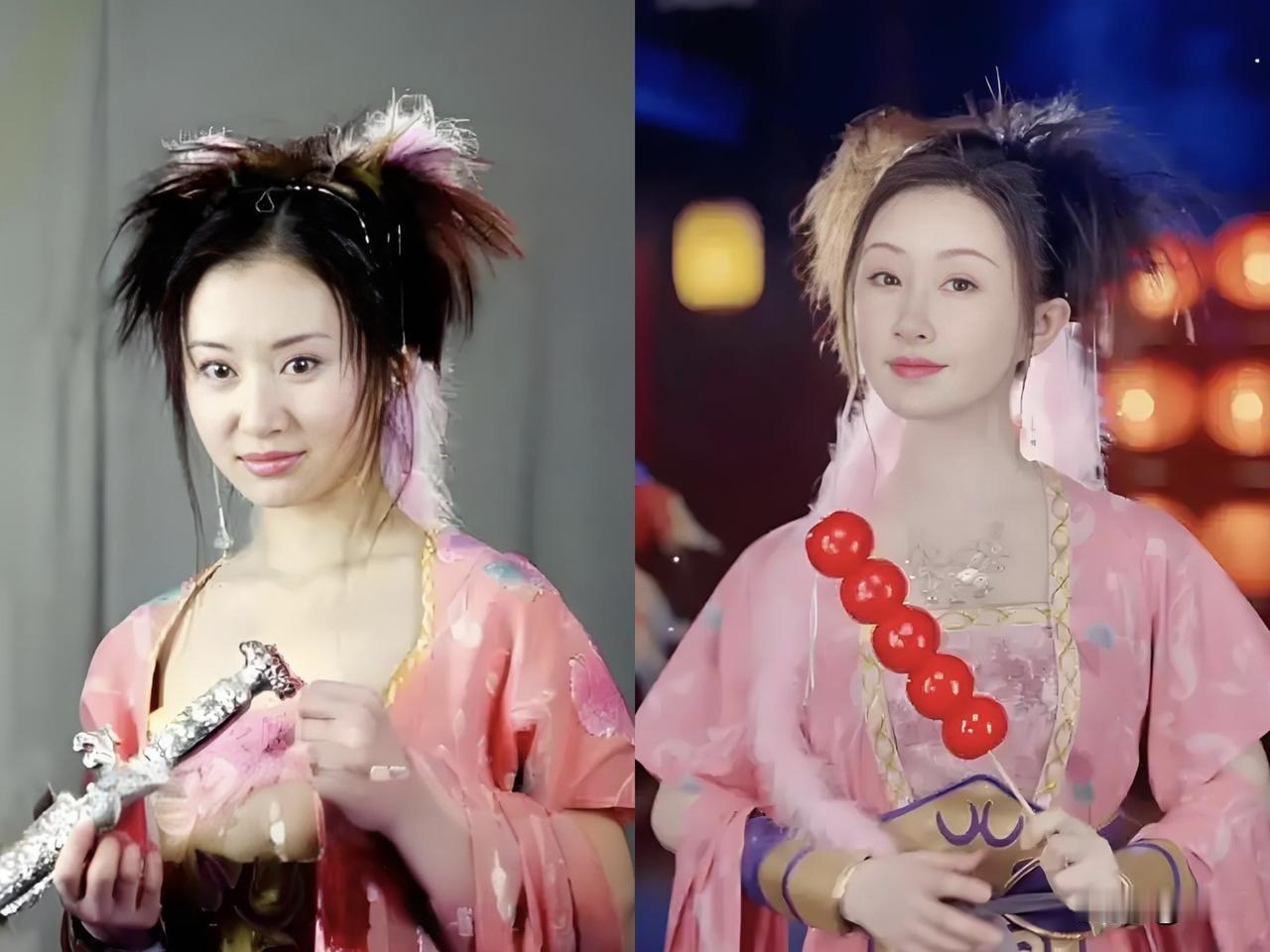 同样是“复刻自己的角色”，当她们多年后重新塑造多年前的造型，谁变化最小，哪个角色