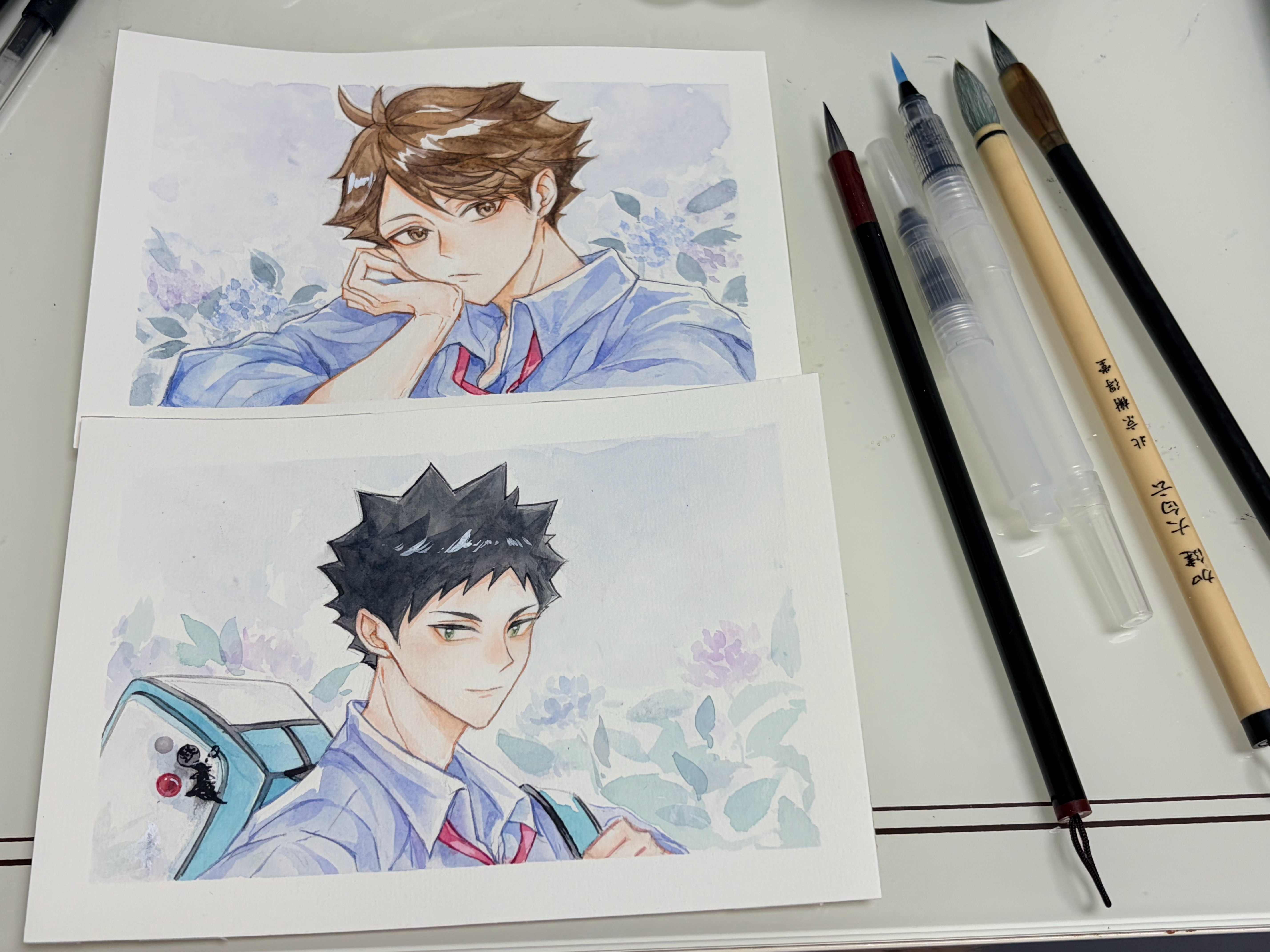 及岩  窝画完了！ 