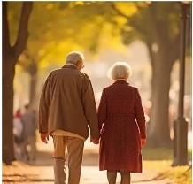 邻居大哥携保姆去海南
留下大姐一人巴马过年

邻居公寓里的一对70出头的老夫妇与