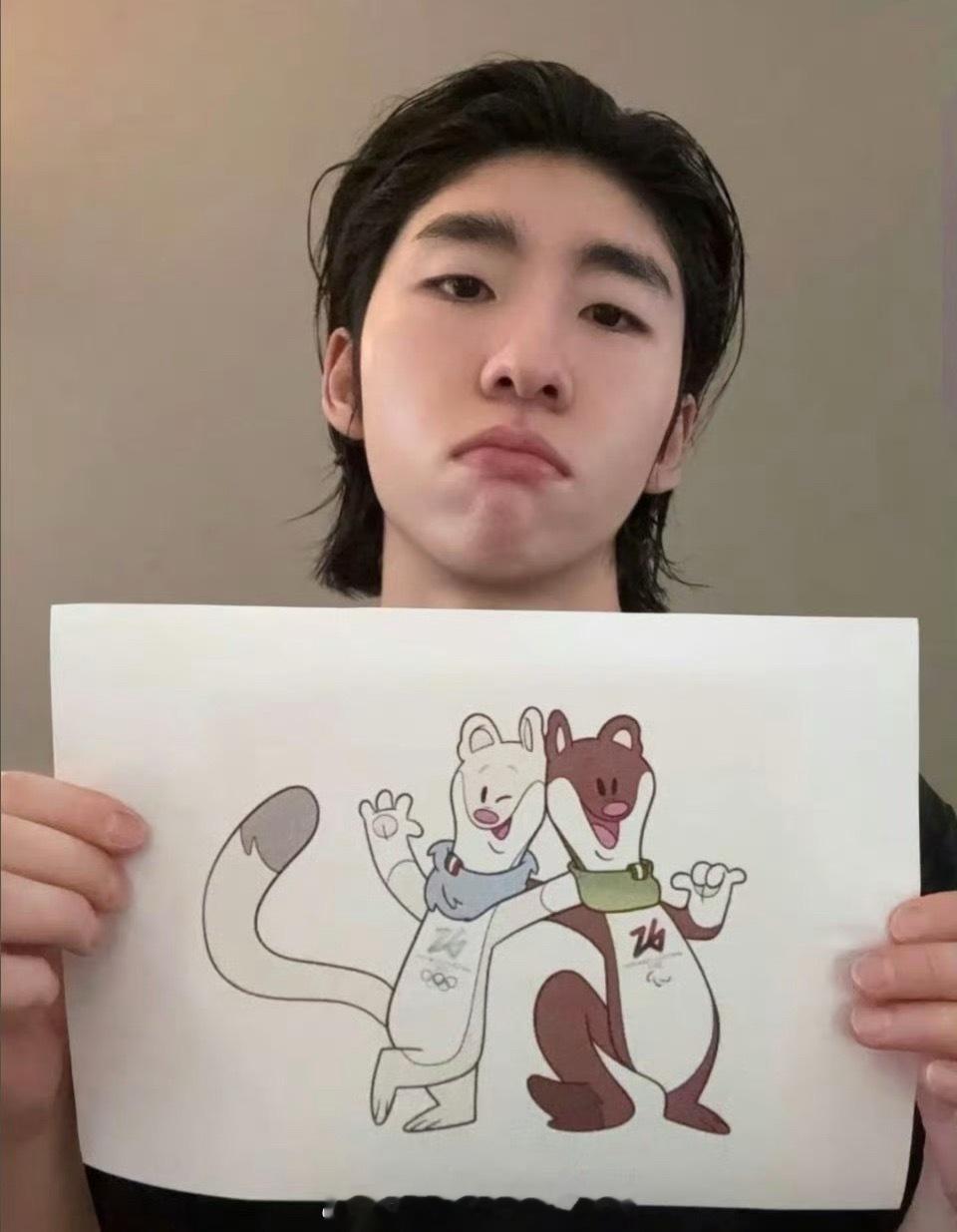 📢林孝埈在找冬奥会吉祥物好朋友⛸️米兰冬奥会倒计时100天，林孝埈在线“求助”