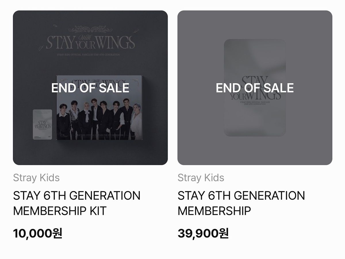 粉丝反应极差的Day6会员制、套装价格- 套装单独1万韩元...基本上就是5万韩