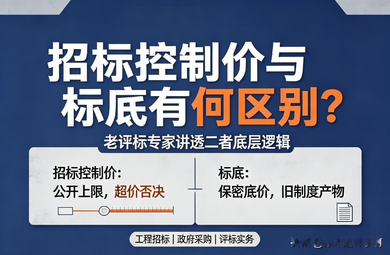 与标底的关系是什么?
笔者ahwwxbh整理
老评标专家讲透二者的底层逻辑
 