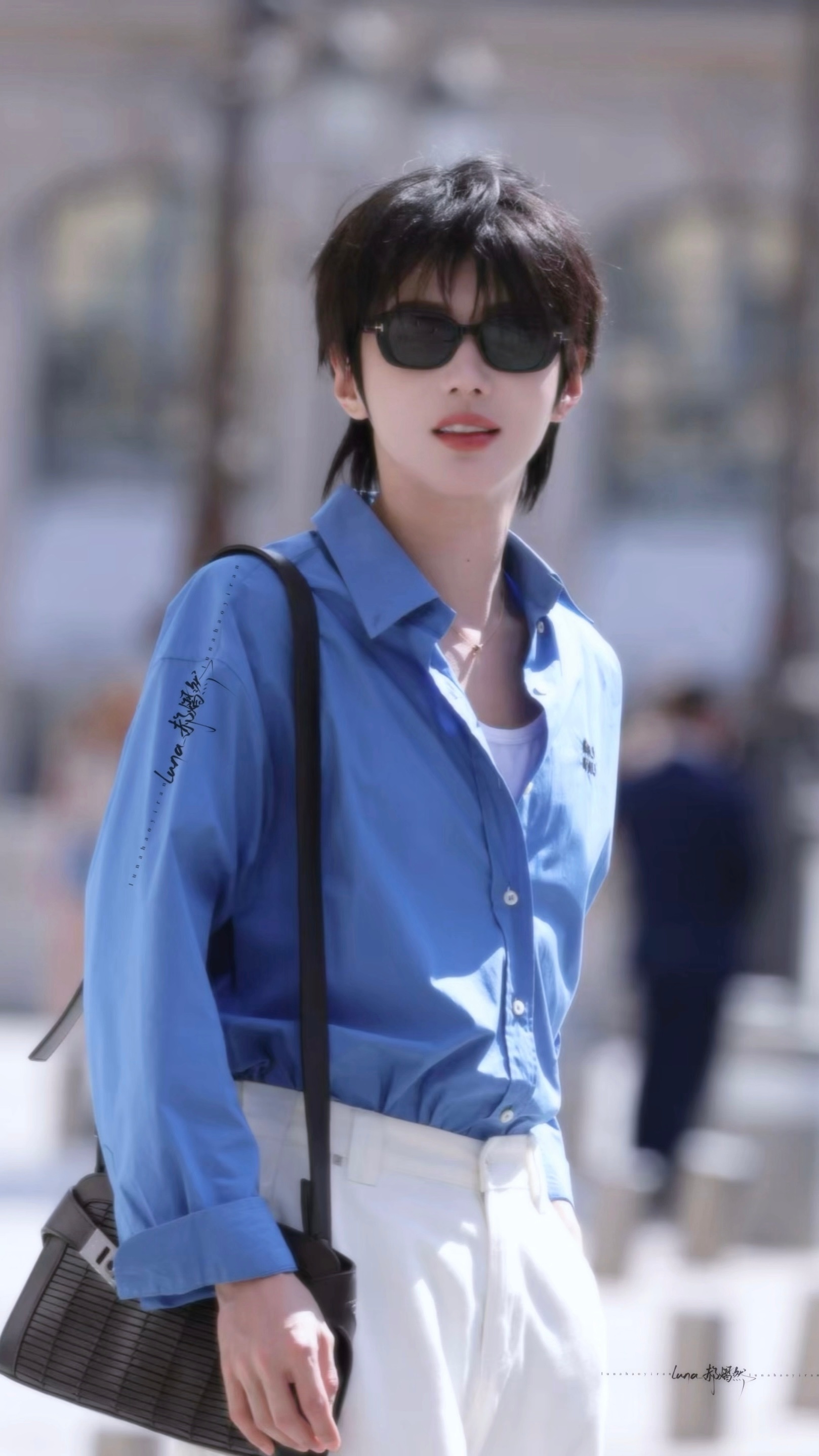 郝熠然巴黎高定周 💙💙💙美哭我