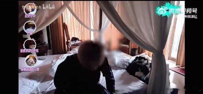 谁懂啊！困到打哈欠的叫早现场超可爱，但白天行程里，张泽禹张极全程互相搭伴，把团队