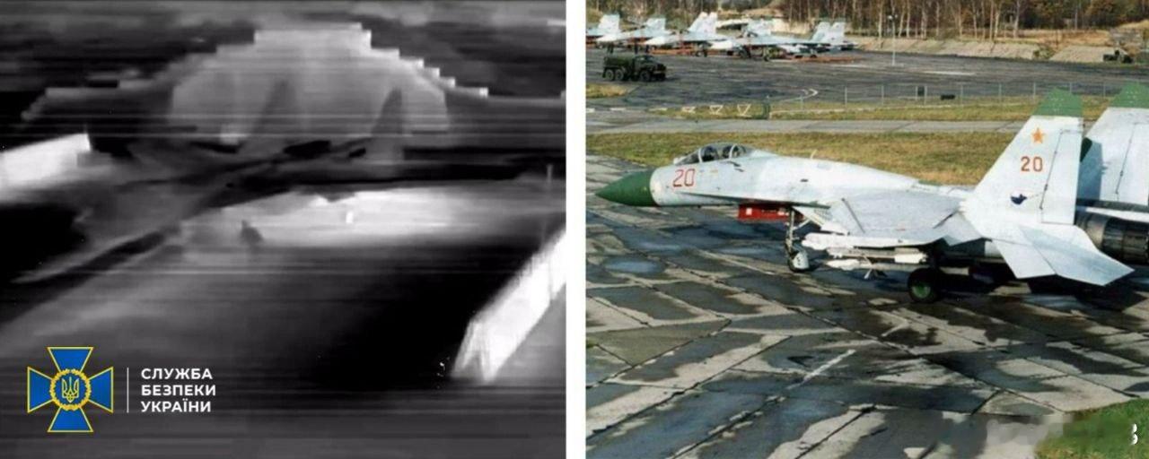 乌军称，在克里米亚贝尔贝克空军基地，打掉两架su27。这些战机，以前是不是乌军的