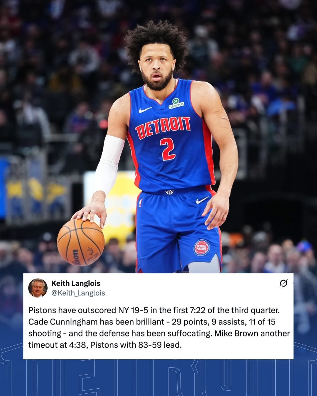 第三節頭7分22秒打出19-5嘅小高潮，東岸大戰最後分差擴大到31分完場，今年活