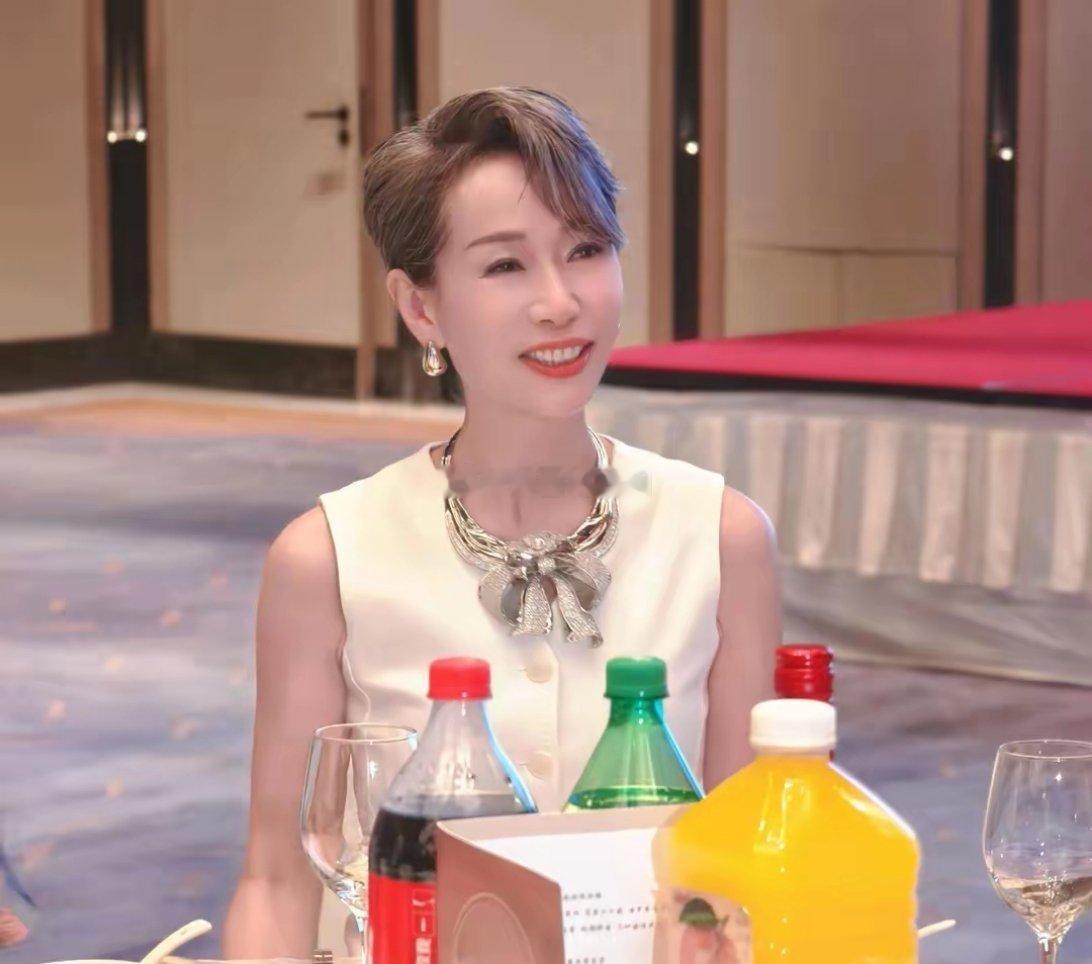 在新白娘子传奇演唱会的苏州庆功宴上，赵雅芝一袭红裙惊艳亮相，喜庆氛围拉满，岁月似