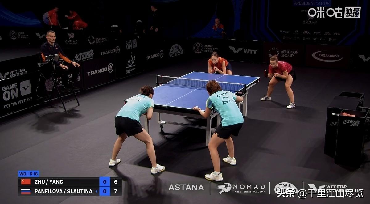 国乒双削组合逆转击败俄罗斯新生代组合，昂首晋级女双8强！
      北京时间今