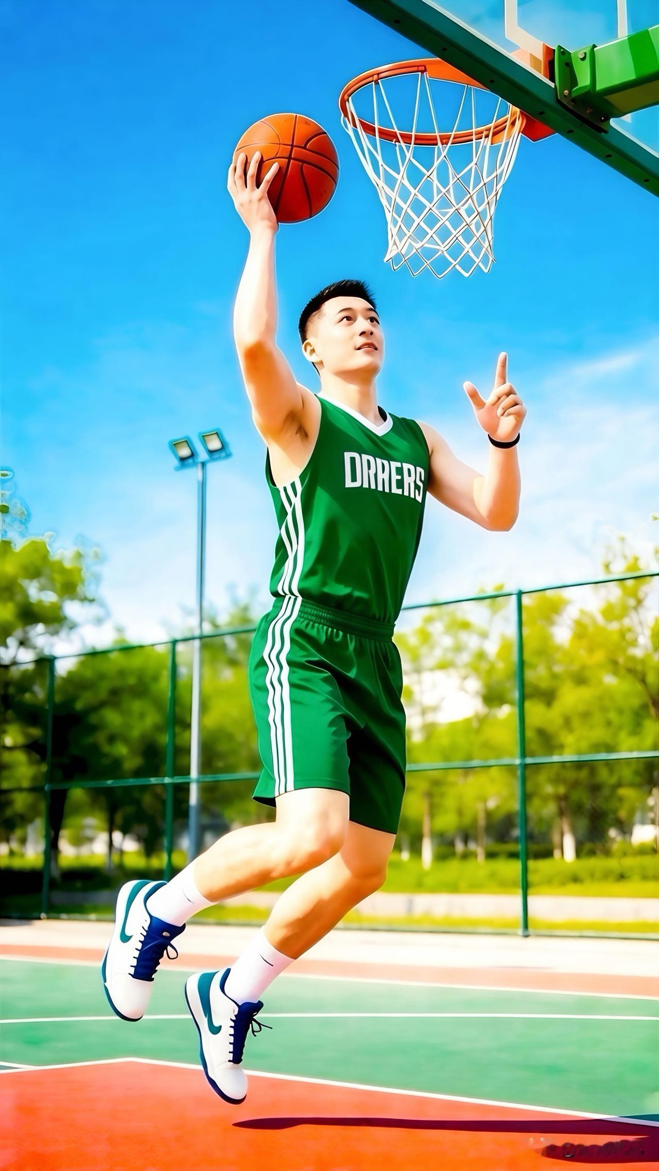 人间四月，云蒸霞蔚，晴朗天气，天空极限，每一次起跳和奔跑，都是对自由的向往，热爱