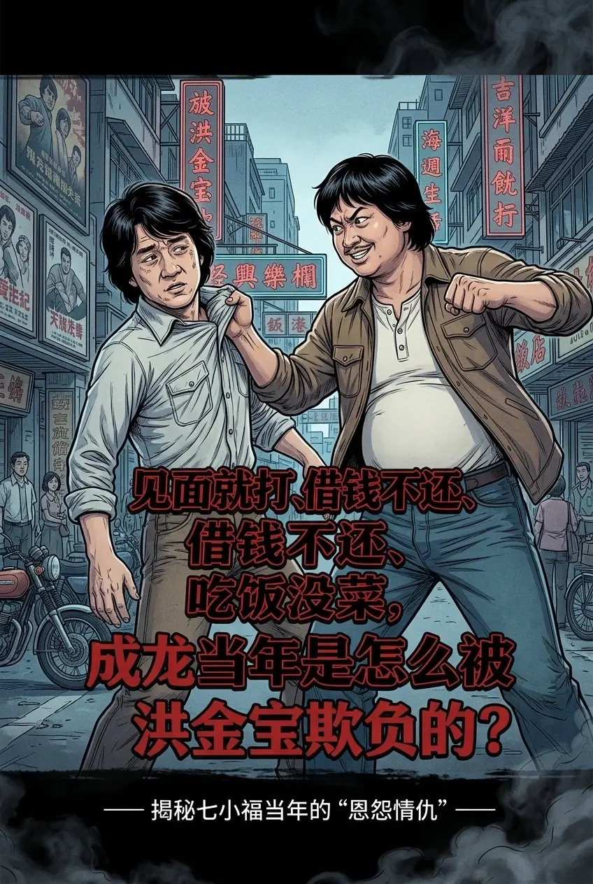 见面就打、借钱不还、吃饭没菜，成龙当年是。怎么被洪金宝欺负的？