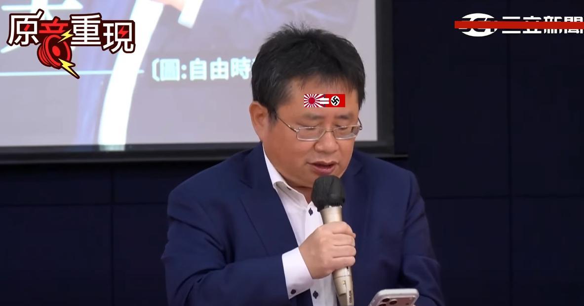来自台独“三立”的内容显示：臭名昭著的矢板明夫被“教育”后的表演，仅6分钟的视频