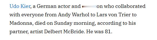 据Variety报道，本将出演小岛秀夫新作《OD》的著名德国演员「尤杜·奇尔」去