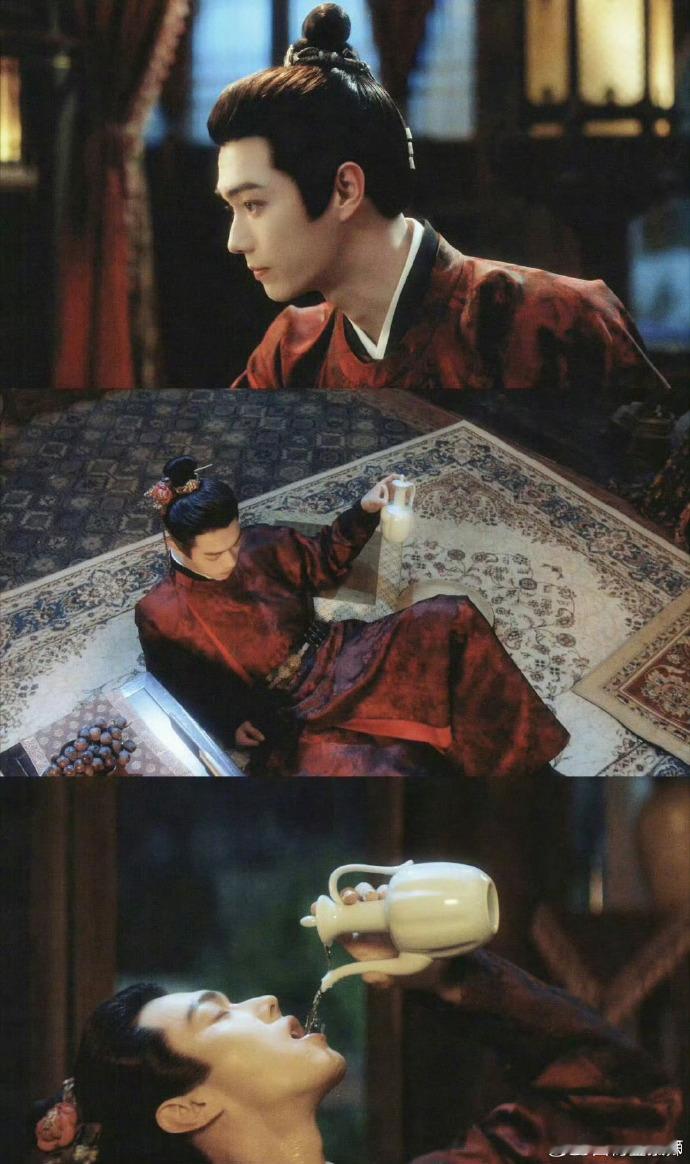 许凯红衣簪花名场面许凯小说里的世家子 红衣配红花，完全就是小说里的世家子 ​​​
