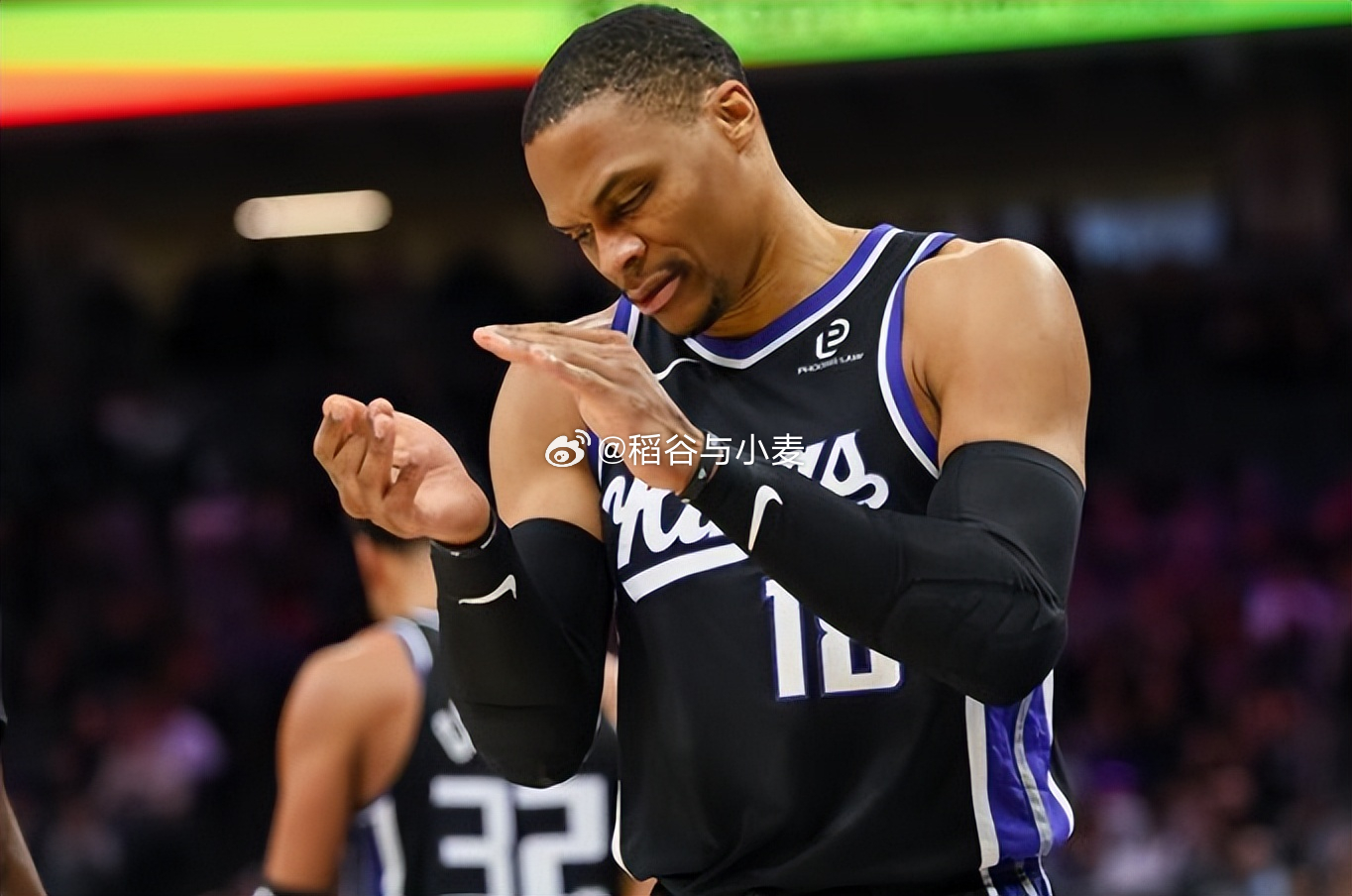 拉塞尔-威斯布鲁克（Russell Westbrook）在个人社交媒体账号上发布