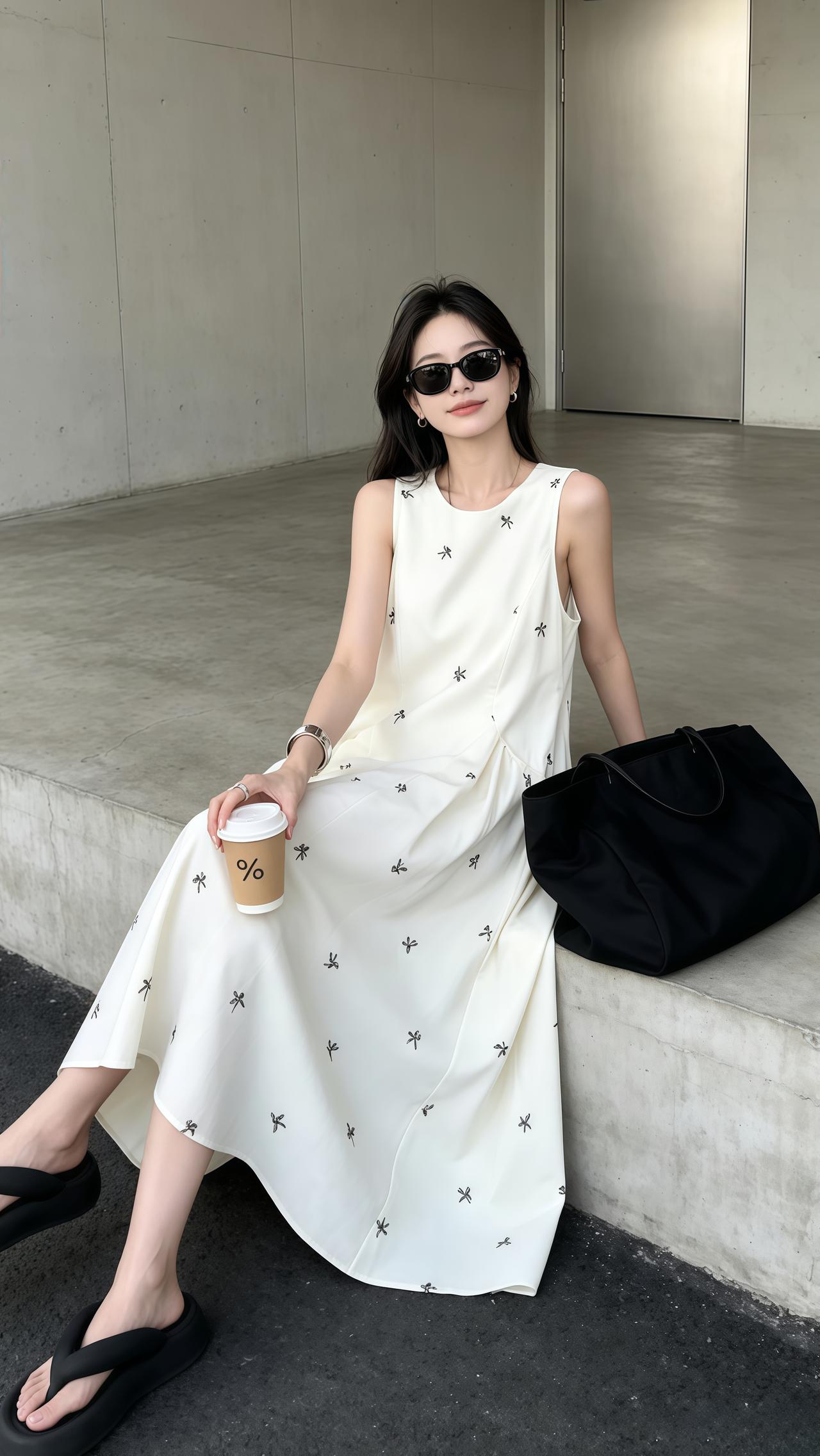 分享夏季韩系穿搭 夏日穿搭连衣裙 女生不费力的夏季穿搭 韩系穿搭穿搭