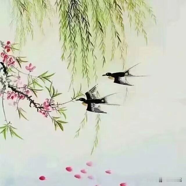 “春眠不觉晓，处处闻啼鸟。”
“红豆生南国，春来发几枝。”