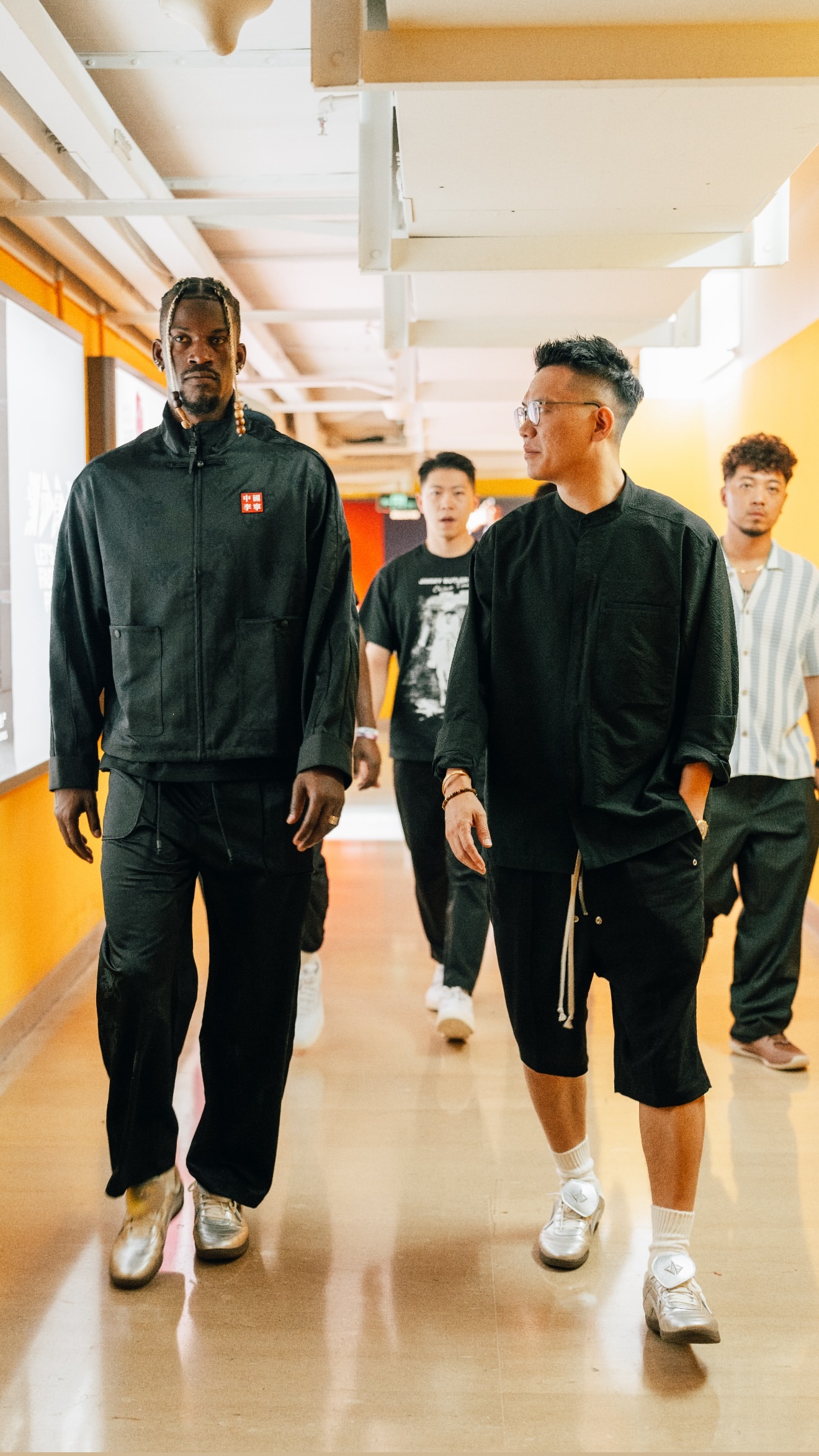 准备休息，再发一波图有一说一，大哥学的是真认真李宁巴特勒中国行jimmybutl