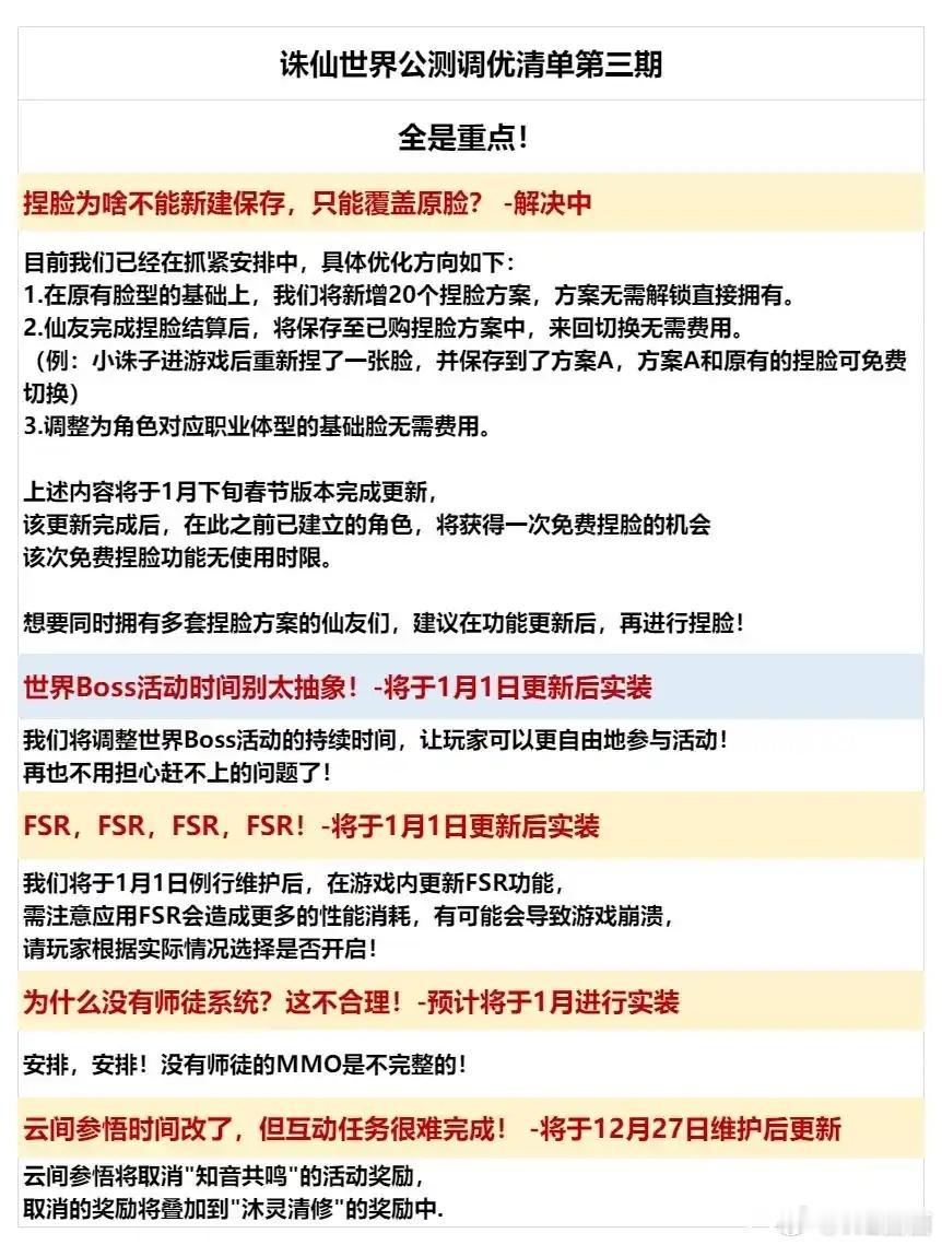 我的年度游戏穿搭  诛仙世界  第三期优化，1.1日开启。 