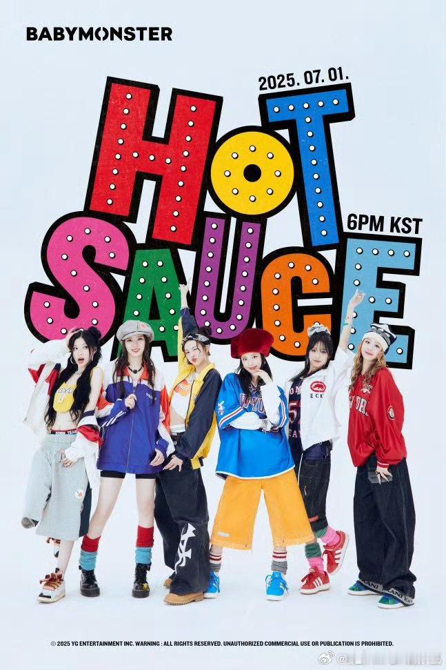 BABYMONSTER新单曲《HOT SAUCE》预告 ​​​