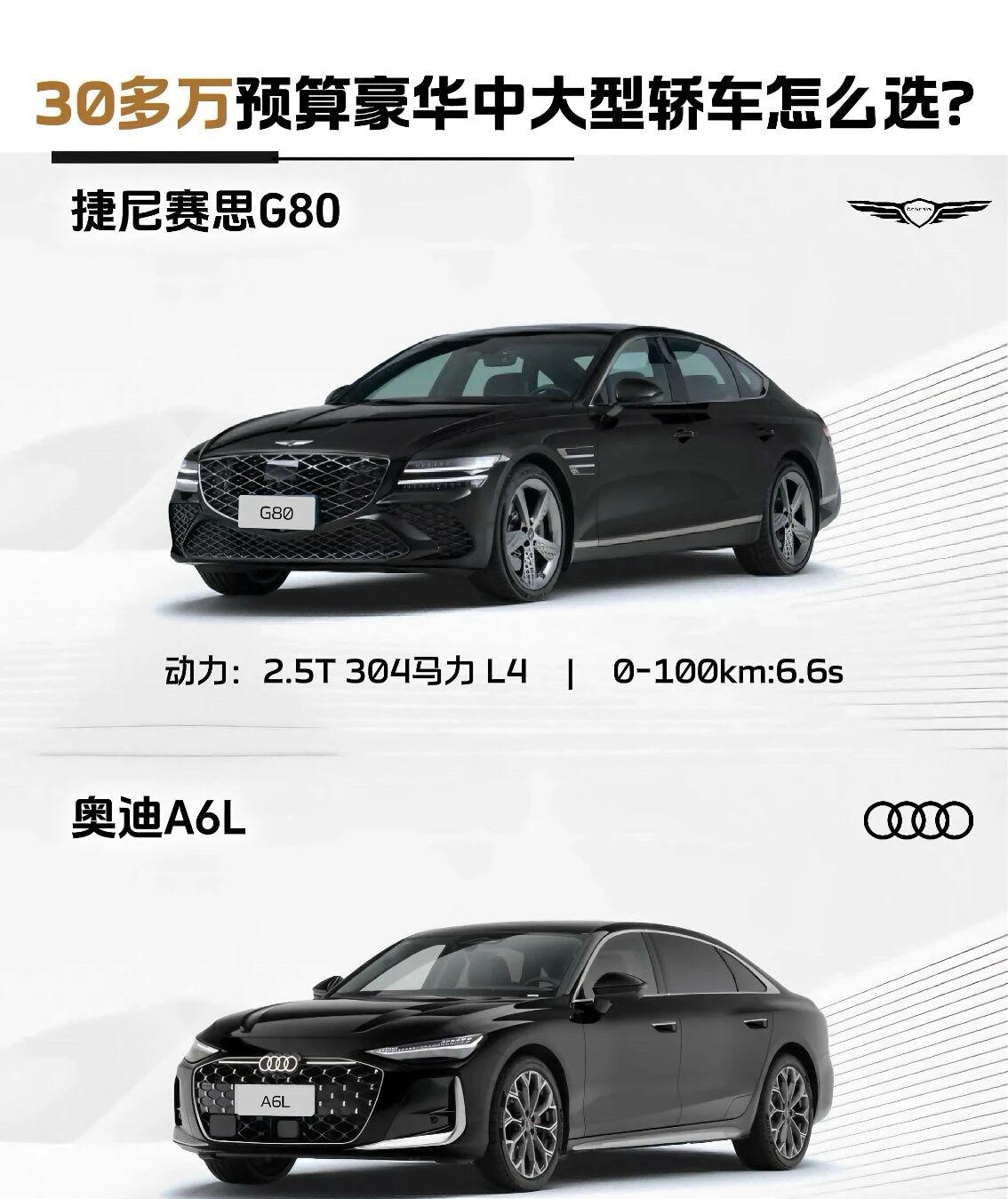 G80对标A6L，冷门豪车能打赢一线豪华？预算30w+纠结选车｜冷门豪华硬碰老牌