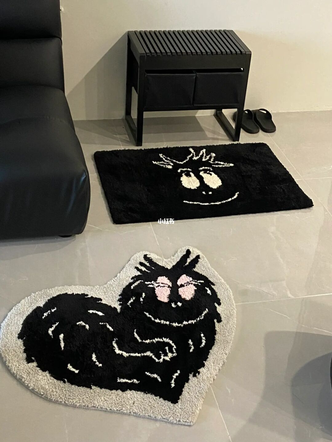 百元get高颜值黑色换鞋凳