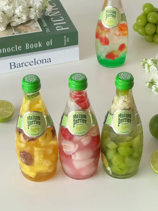 瓶子和口味缺一不可！巴黎水diy的灵魂就在这