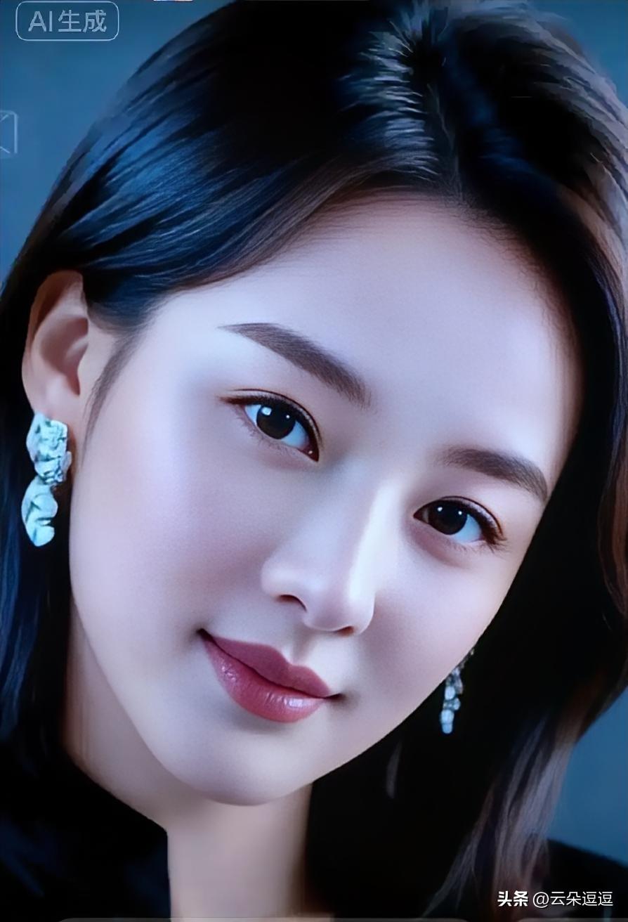 温柔微笑，如春风拂面，AI生成的完美形象
