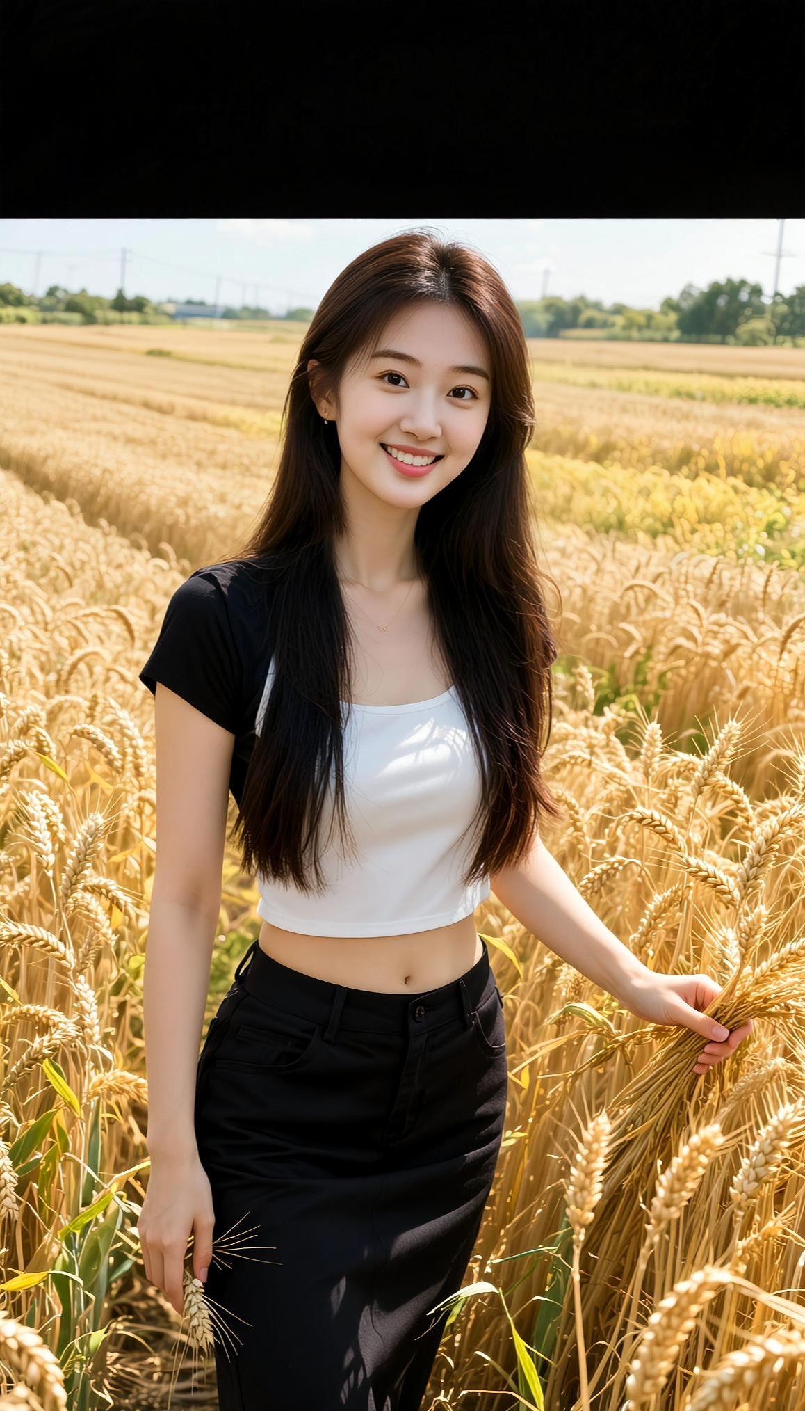 清新随拍 抖音ai创作 高颜值美女