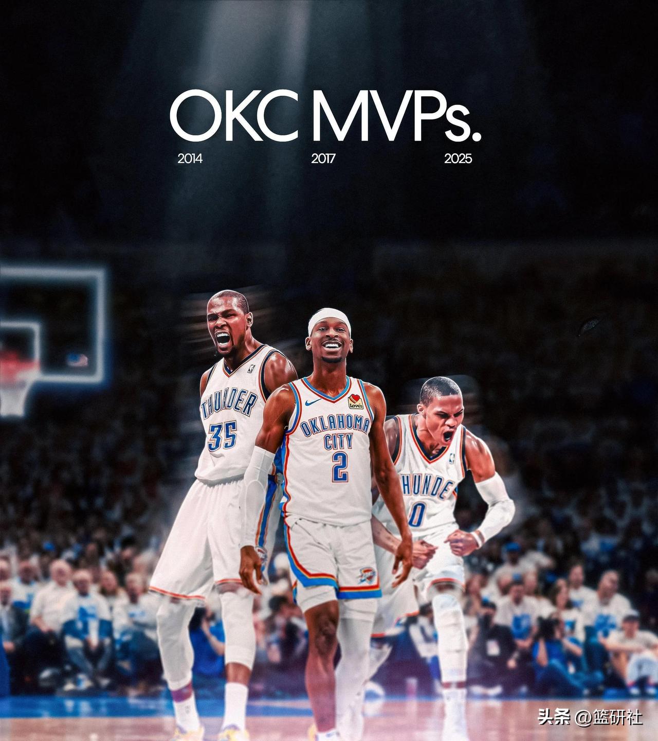 单论实力，雷霆队史前三应该这样排

1、亚历山大，1冠+1MVP+1FMVP，连