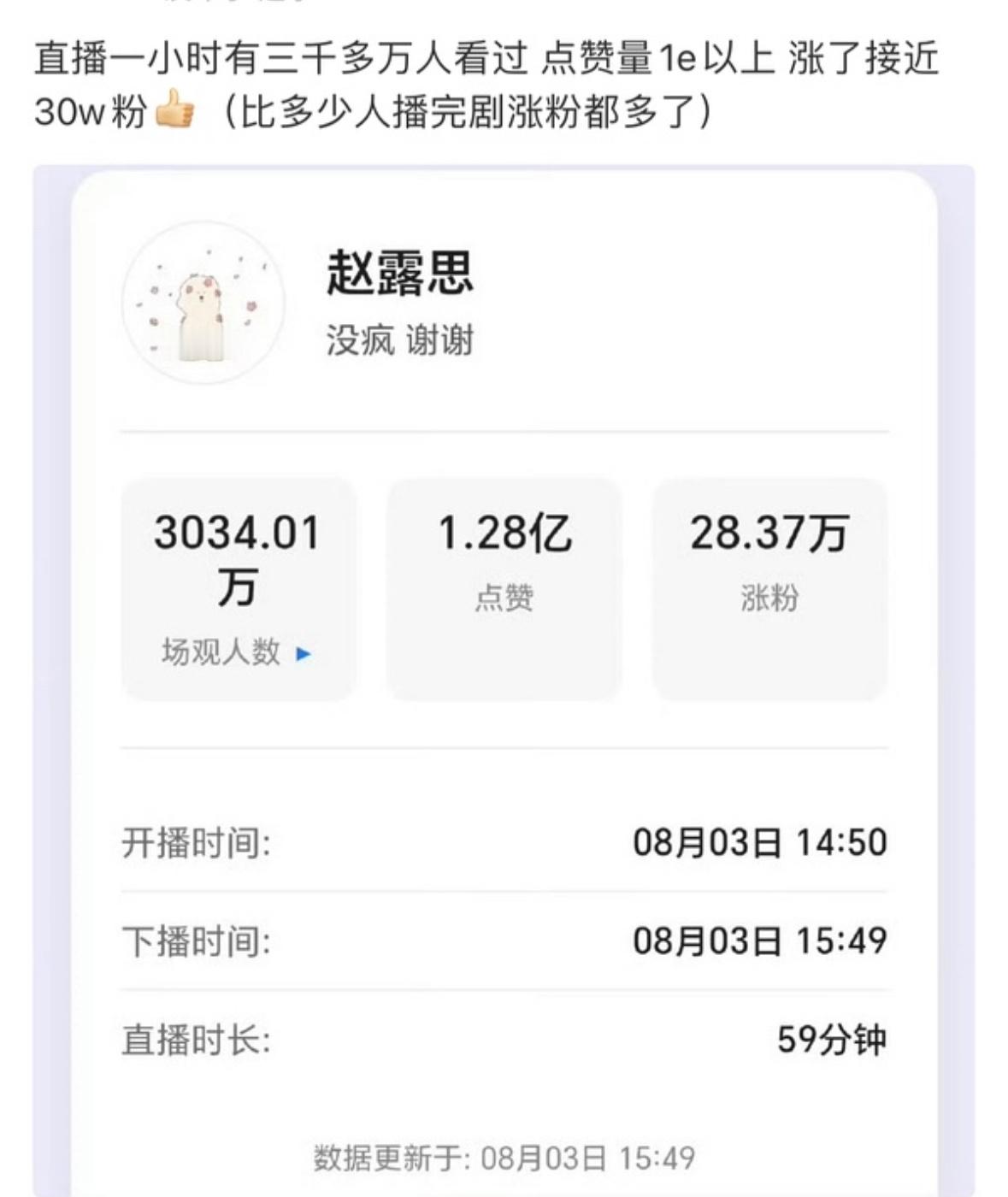 赵露思直播 赵露思直播真的好多人看比拍戏强 ​​​