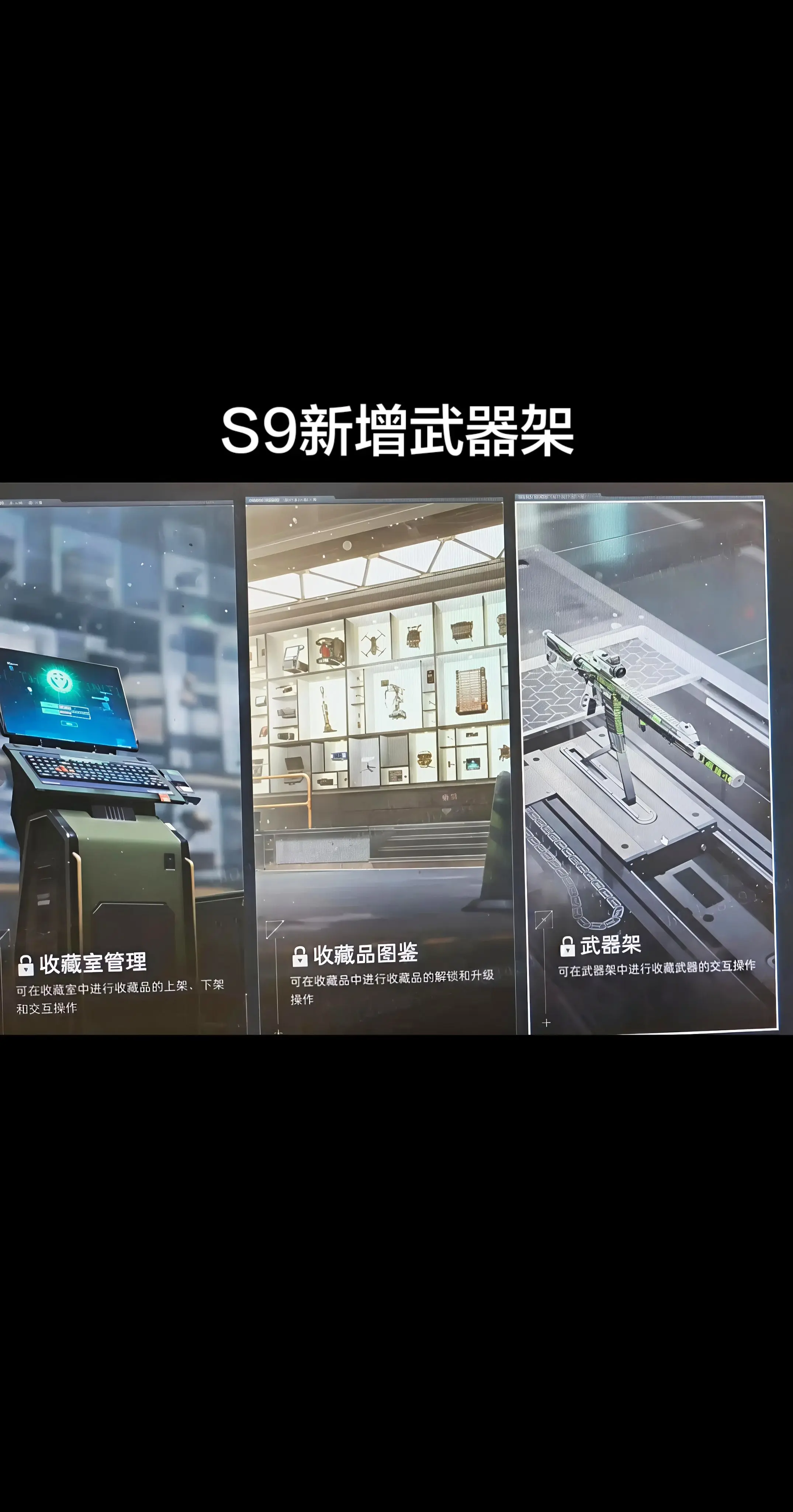 大概可放置10把满改枪。