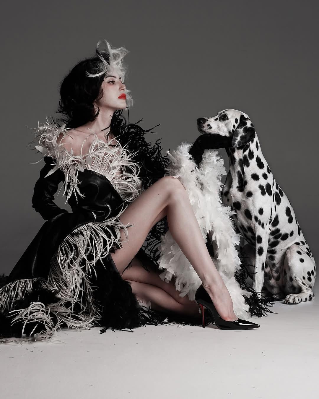 Mai Davika × Halloween美艳库伊拉 🐩⚪️⚫️ ​​​