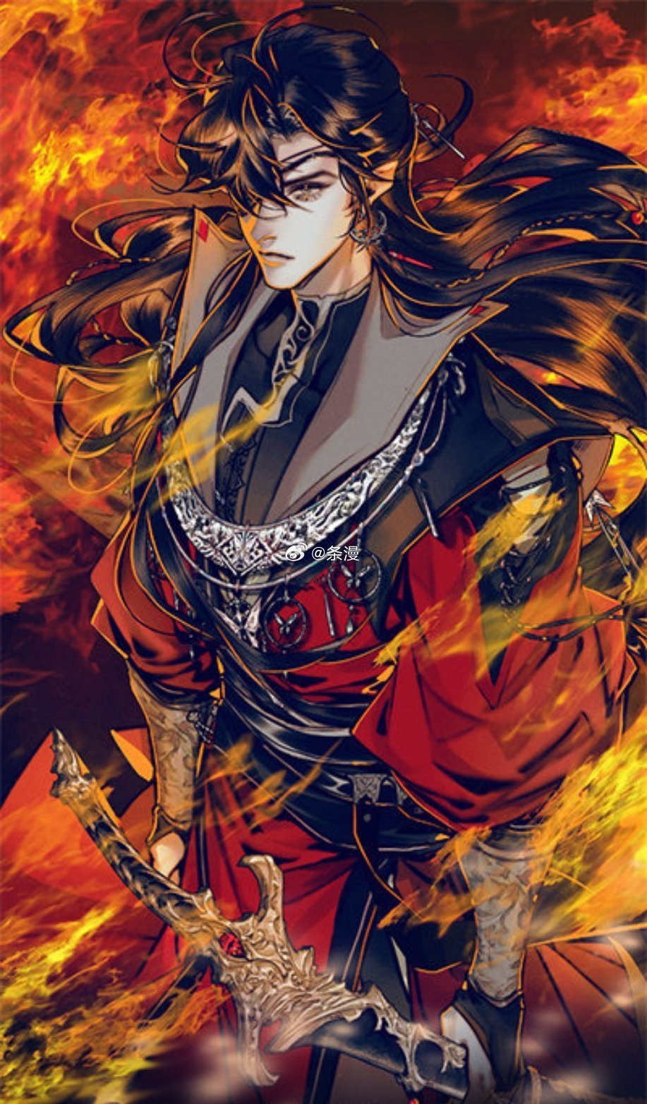 天官赐福动画天官赐福漫画  啊啊啊我花好帅啊！！画师：STARember 