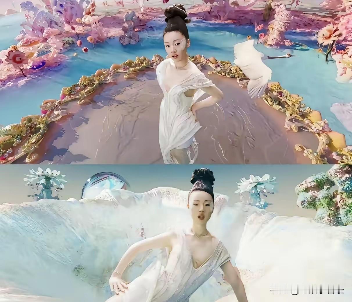 纯妹妹越来纯了，尤其是衣服和装束。
单依纯的纯妹妹MV出炉，单依纯仙气飘飘，有时