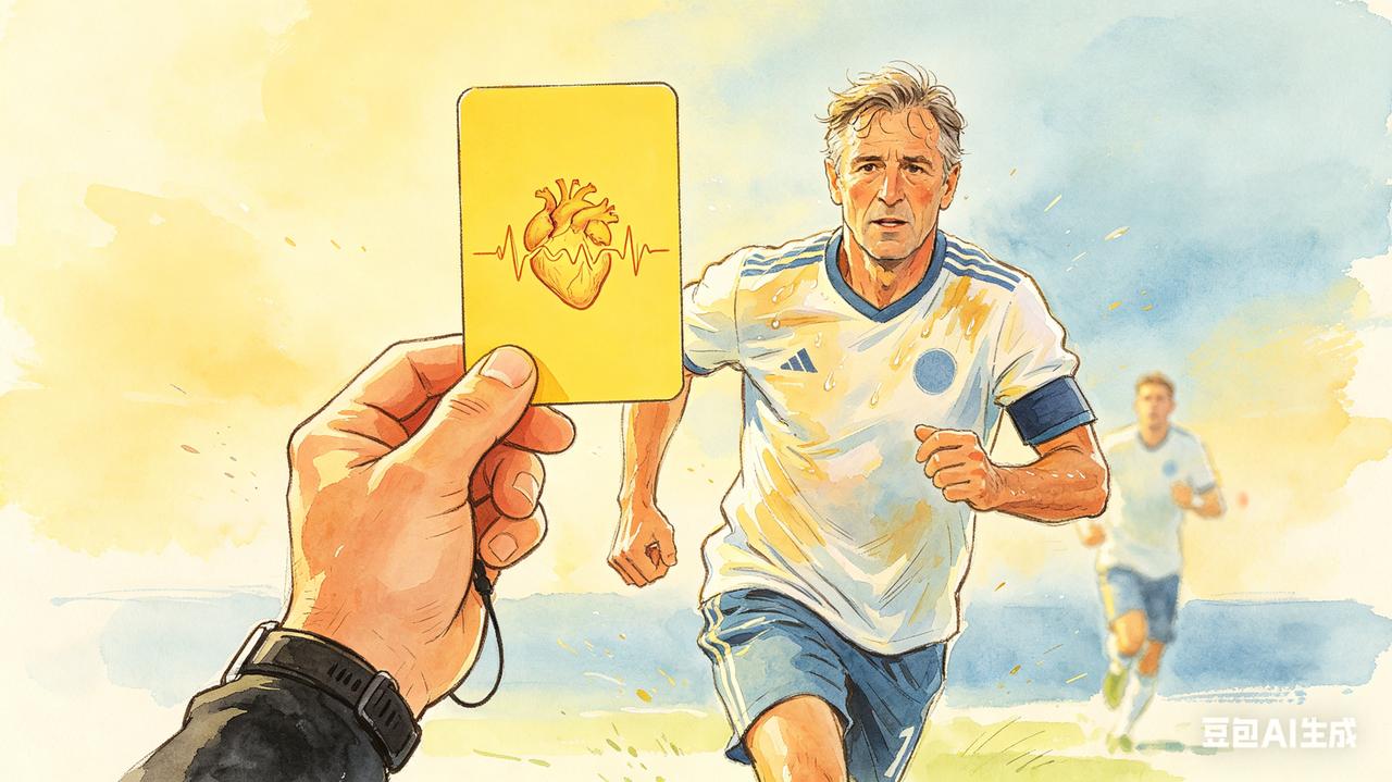 人生如球赛，房颤就是那张让你瞬间清醒的黄牌！

突然想通一件事：
人生就是一场不