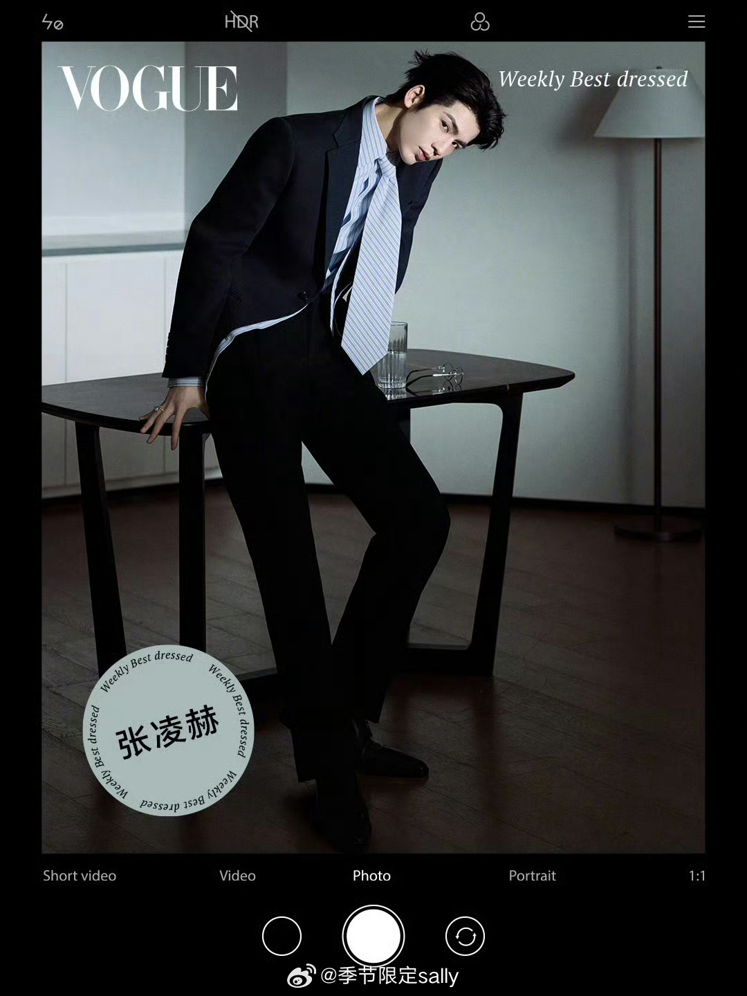 时装周Vogue最佳穿搭男明星top5蔡徐坤 张凌赫 王安宇 邓为 金主训 