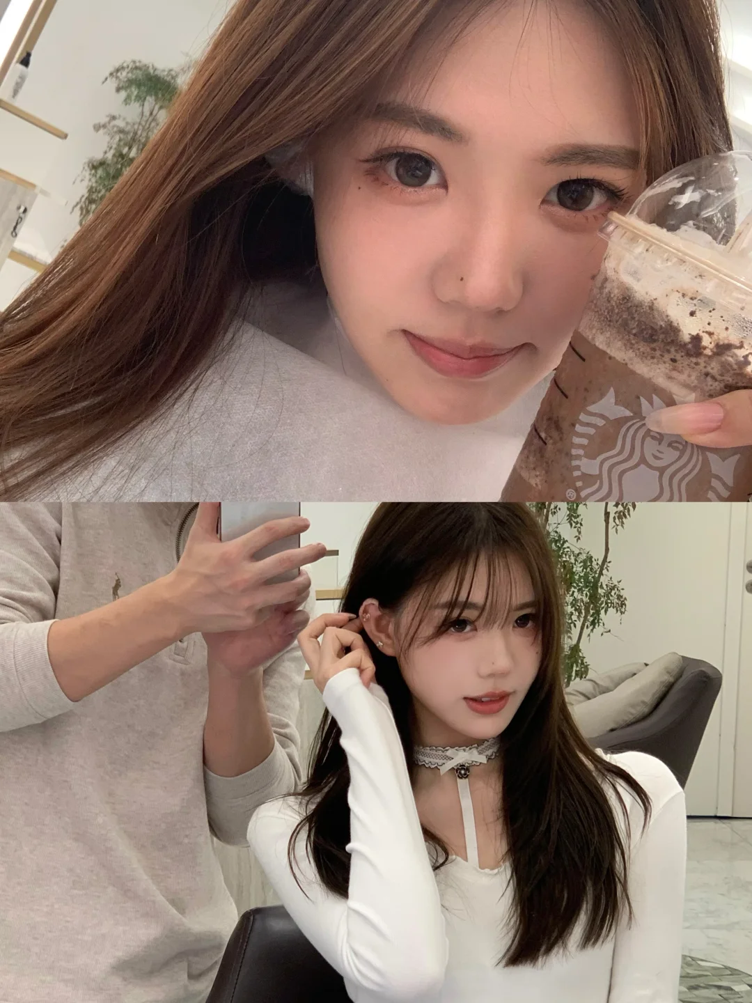 完美刘海🤳剪了刘海以后妹感姐感随意切换
