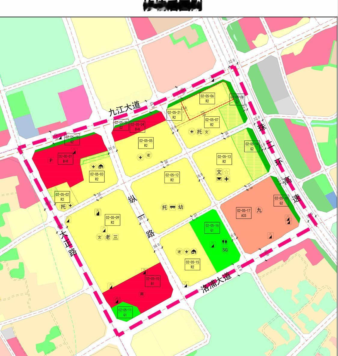 九江镇夹板市场项目地块开发细则修编：
项目位置：
项目位于佛山市南海区九江镇东南