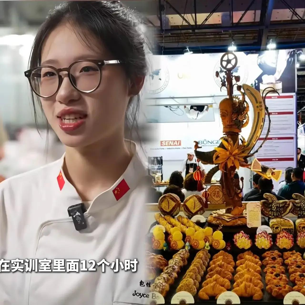 太给中国长脸了！浙江，21岁女大专生不服“学历鄙视链”，苦练5年、揉面上万次、每