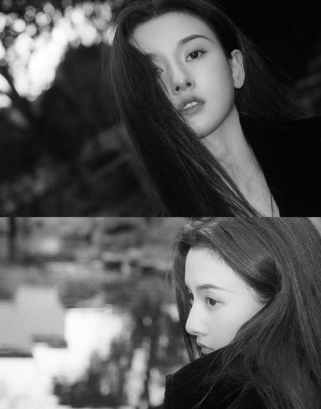 宋祖儿一张黑白照，捅了内娱“甜妹”的马蜂窝。
光影直接打在脸上，眼神里全是故事。