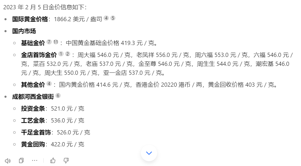 黄金 距离两年前的今天，国内金价涨了快250元每克。 