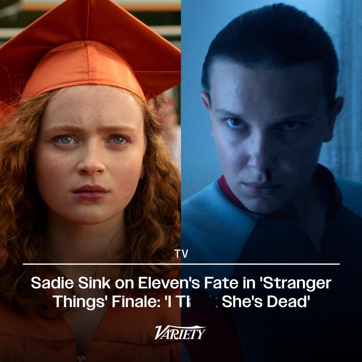 怪奇物语麦克斯Sadie Sink最新访谈认为11在怪奇物语大结局是死了：“我觉