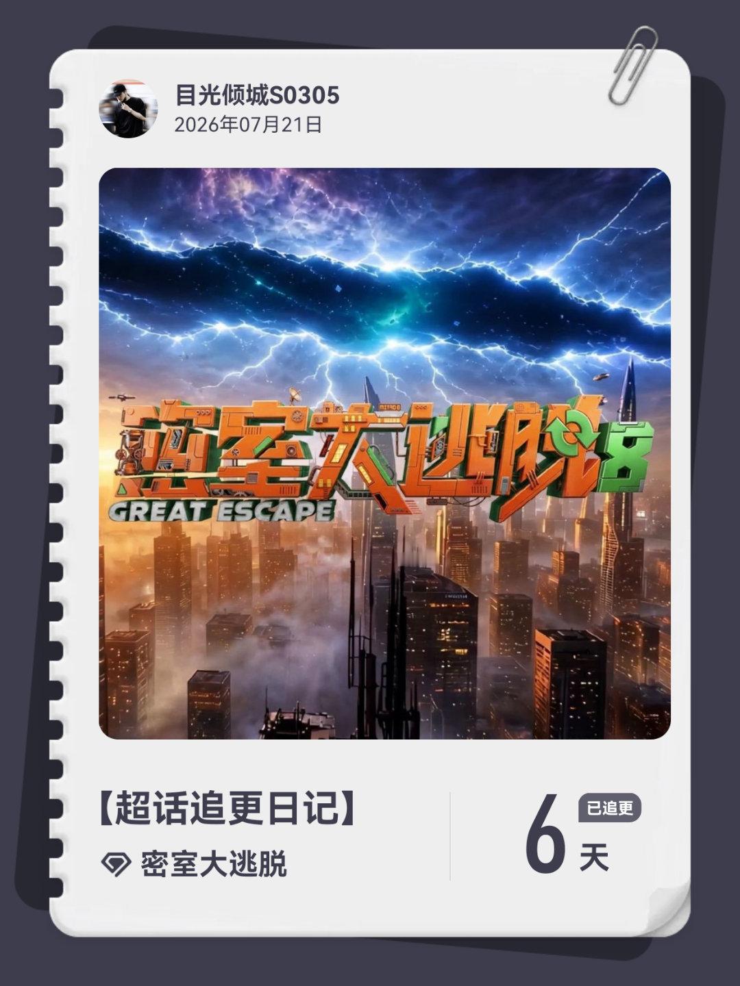 密室大逃脱超话追更日记  第6集 