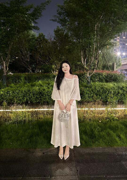 175斤｜大码女生穿这套真的好温柔好显瘦啊