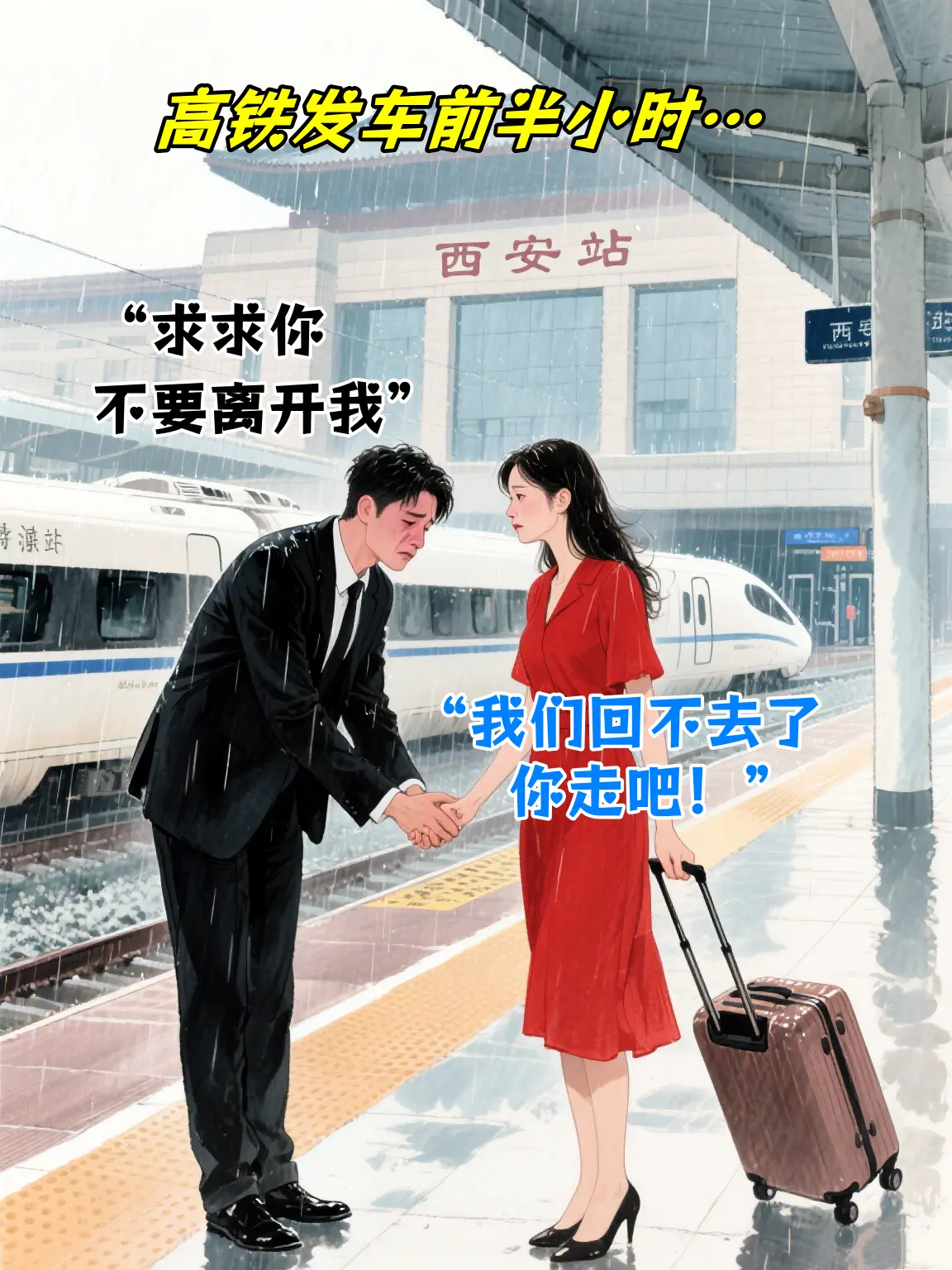再快的车，也追不上想走。