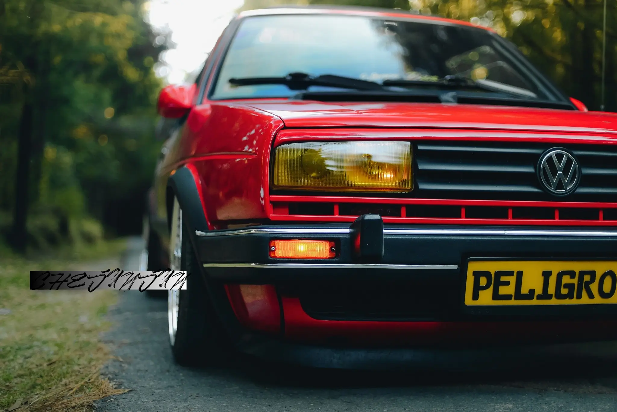 "两厢捷达"。• MKII Rallye Golf •