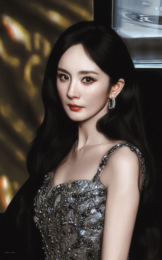 ▪️ 杨幂  ｜ 卡诗 🪩“耀夏鎏金，风哑蝉喑” ⚜️杨幂杨幂双马尾女高 ​​