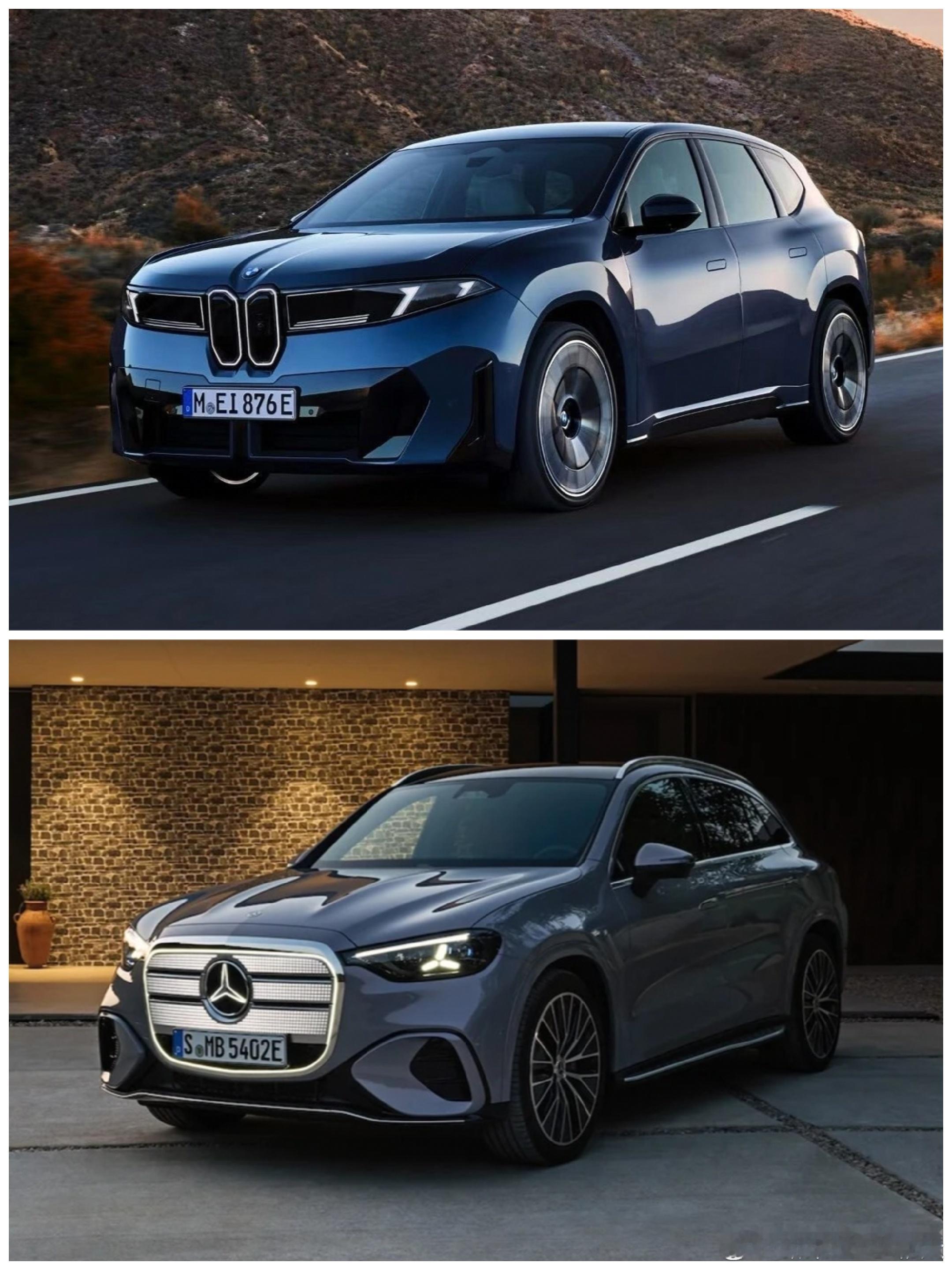 宝马 iX3 和 奔驰纯电 GLC 放一起看…大家更喜欢谁？奔驰纯电GLC 新能