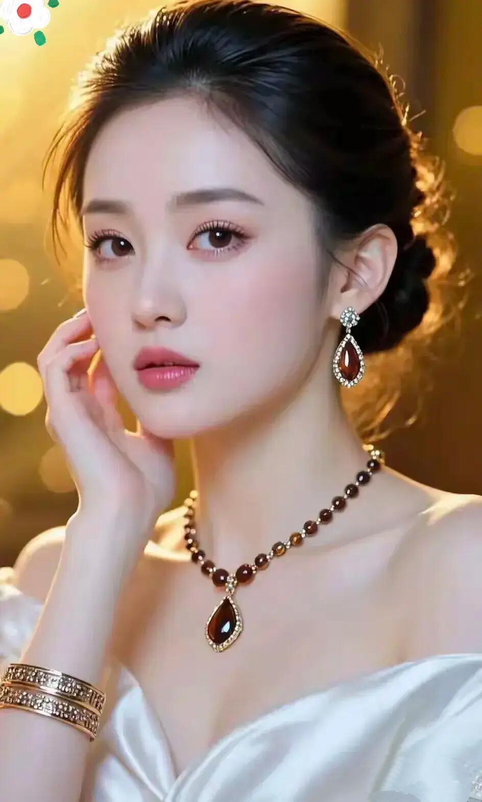 优雅气质，珠宝闪耀，女神范儿十足！