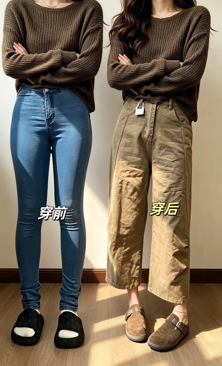 休闲减龄穿搭 好看的裤子怎么会嫌多 日常穿搭分享 通勤搭配 秋季新款